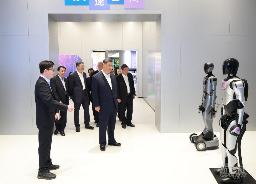 习近平总书记到上海调研，bb贝博中国官网代表具身智能行业汇报进展